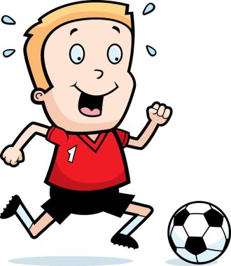 çocuk futbol oynuyor