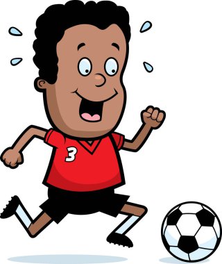 çocuk futbol oynuyor