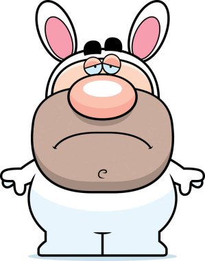 üzgün Paskalya tavşanı