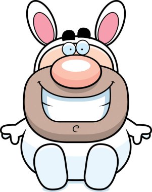 Paskalya Bunny oturma