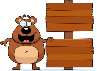 Çizgi film ayı işareti