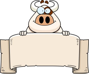 karikatür inek afiş