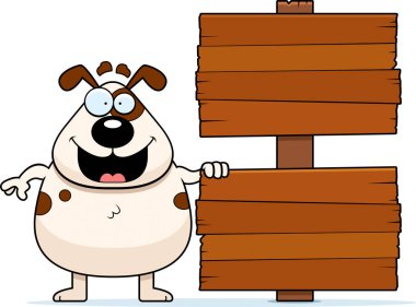 Çizgi film köpek işareti