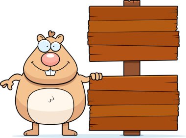 Çizgi film Hamster işareti