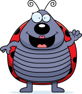 Çizgi film aslan sallayarak