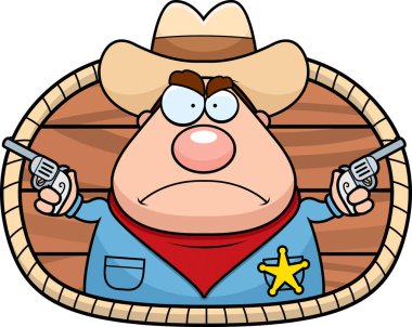 Çizgi film Şerif simgesi