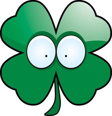 Çizgi film yonca gülümseyen