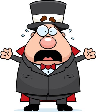 Çizgi film sihirbaz panik