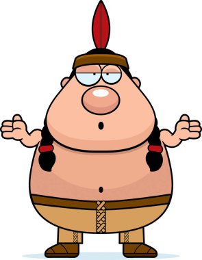 Çizgi film Kızılderili Kafası karışık