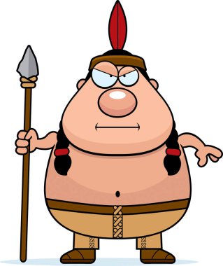 Çizgi film Kızılderili mızrak