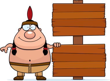 Çizgi film Kızılderili işareti