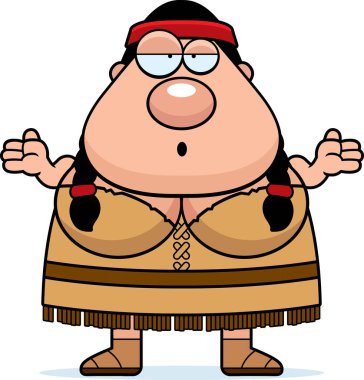 Çizgi film Kızılderili Kafası karışık