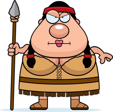 Çizgi film Kızılderili mızrak