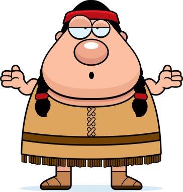 Çizgi film Kızılderili Kafası karışık