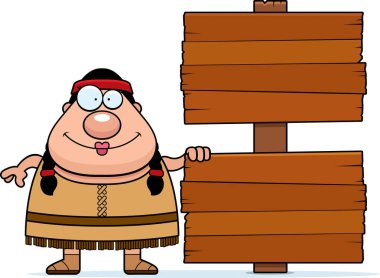 Çizgi film Kızılderili işareti