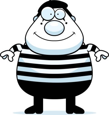 Çizgi film MIME gülümseyen