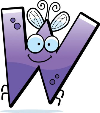 Çizgi film harf W hata