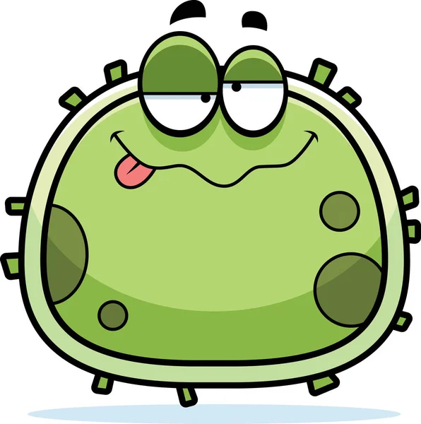 Drunk Germ Microbe — Stock Vector