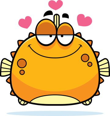 Aşık küçük balon balığı