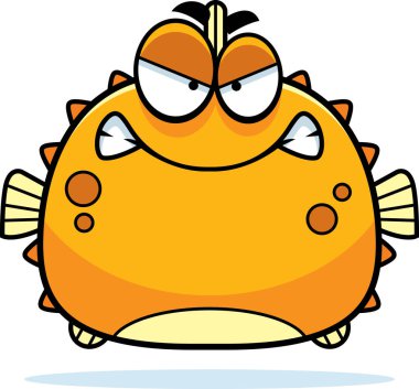 Kızgın küçük Blowfish