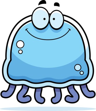 Gülümseyen küçük denizanası