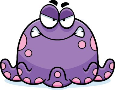 Kızgın küçük ahtapot