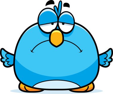 Üzgün küçük kuş