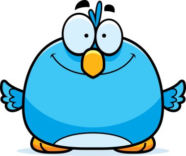 Gülümseyen küçük kuş