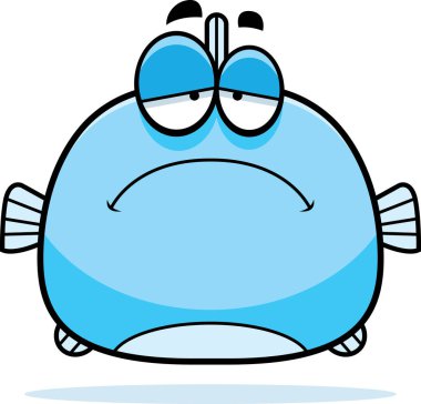 Üzgün küçük balık