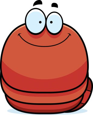 Gülümseyen küçük solucan