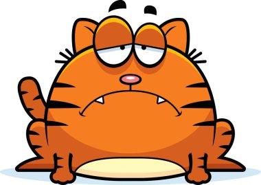 Depresif küçük kedi