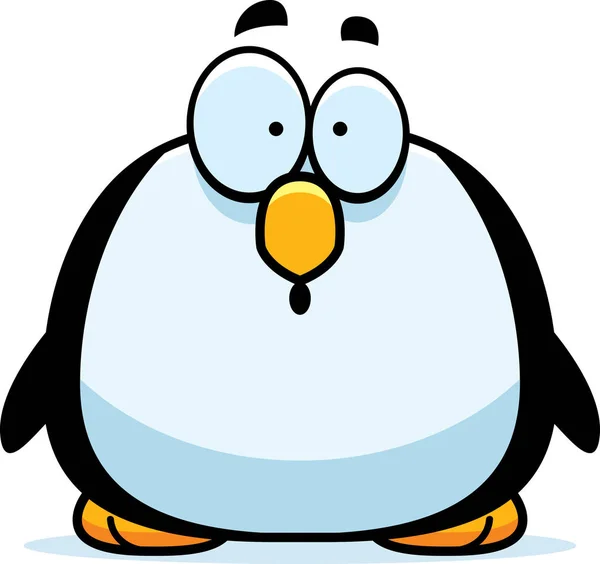 Здивований маленький пінгвін — стоковий вектор