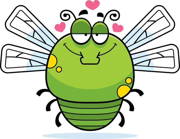 Λίγο Dragonfly στην αγάπη — Διανυσματικό Αρχείο