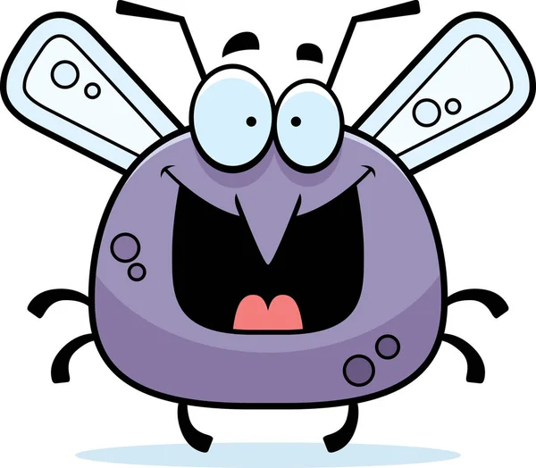 幸せな小さな蚊 — ストックベクタ