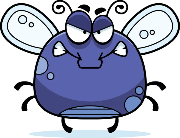 愤怒的小苍蝇 — 图库矢量图片