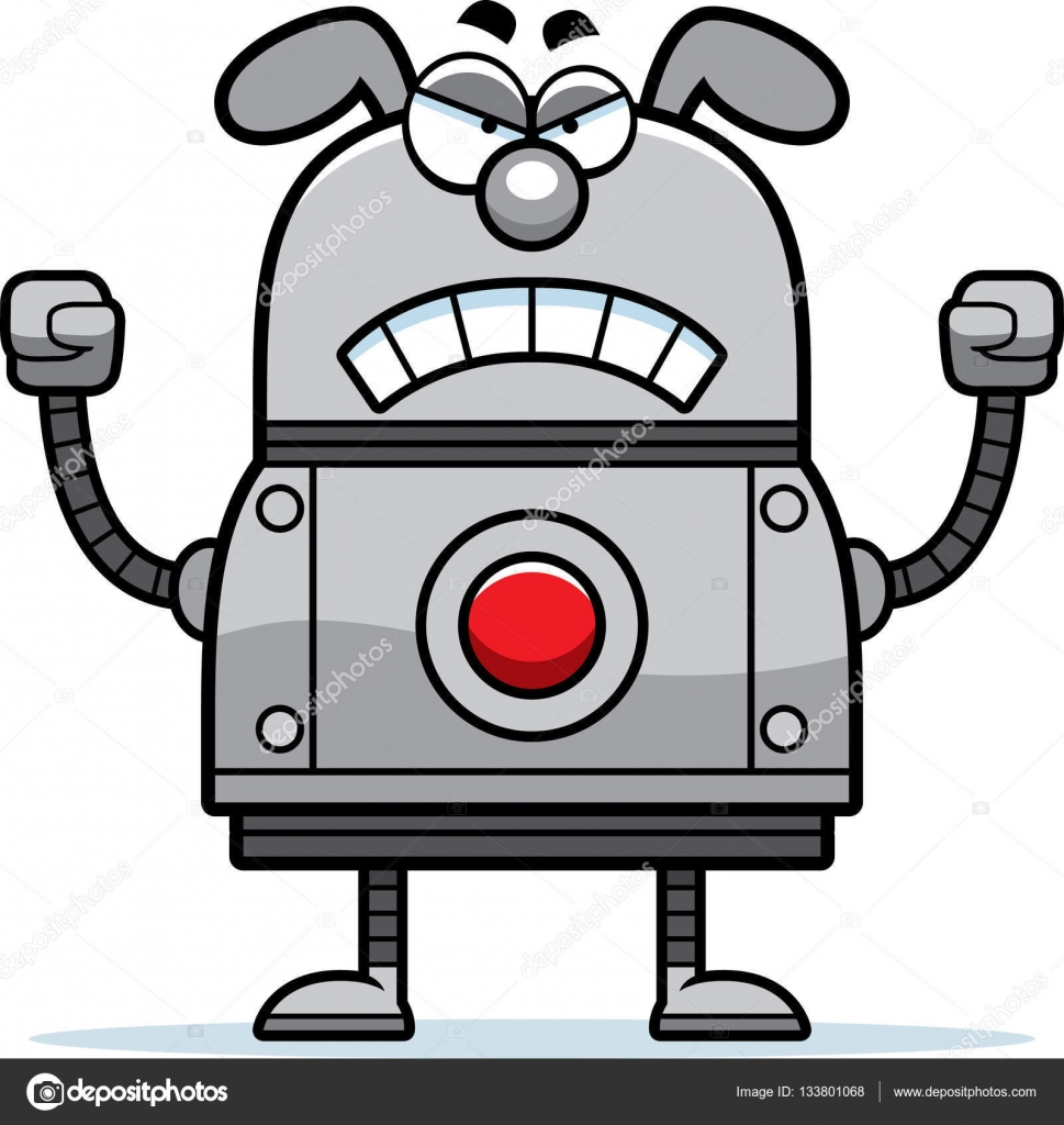 cartoon dog robot
