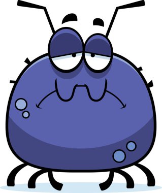 Üzgün küçük kene