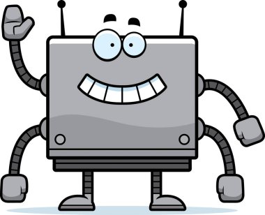 Robot sallayarak kare