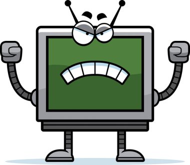 Kızgın bilgisayar monitörü