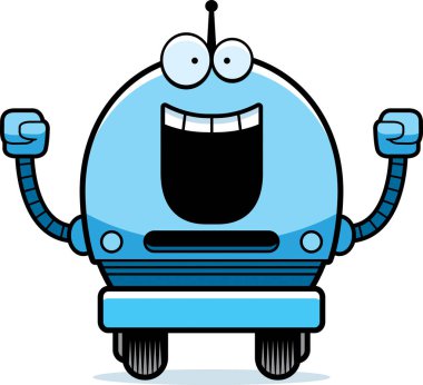 Erkek Robot kutluyor