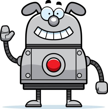 Robot köpek sallayarak