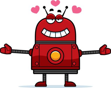 Kırmızı Robot sarılma