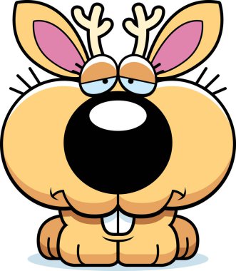 Çizgi film hüzünlü bebek Jackalope