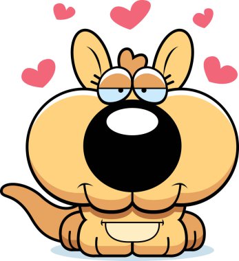 Çizgi film kanguru aşk