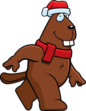 Karikatür Noel kunduz