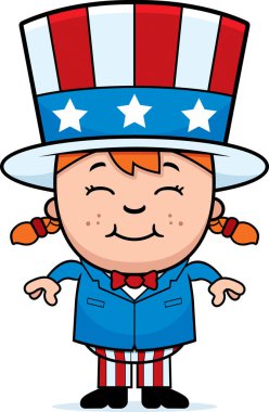 Çizgi film vatansever kız