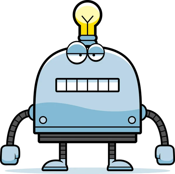 Klidný malý Robot — Stockový vektor