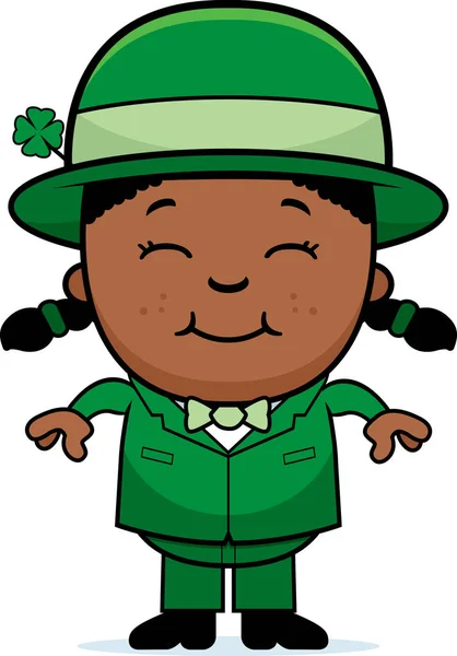 Dessin animé Leprechaun enfant — Image vectorielle