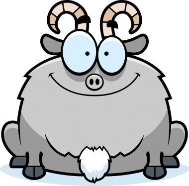 gülümseyen küçük keçi