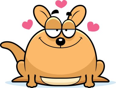 Aşık küçük kanguru